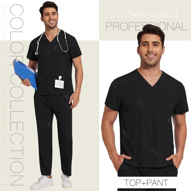 Professional Unisex Scrubs Set Built for Comfort and Functionality - Healthcare Vibes