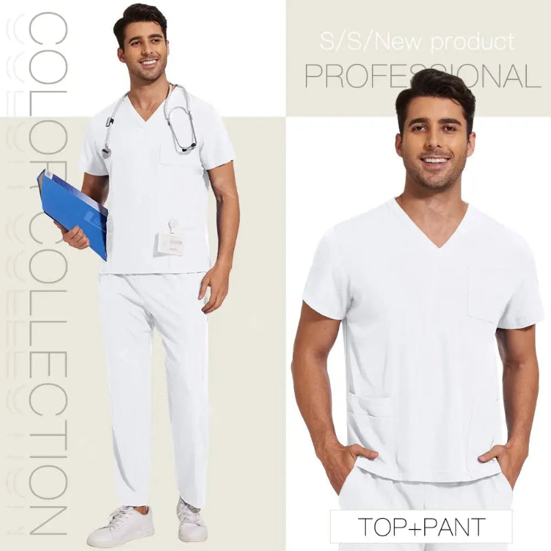 Professional Unisex Scrubs Set Built for Comfort and Functionality - Healthcare Vibes