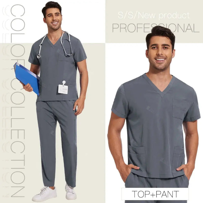 Professional Unisex Scrubs Set Built for Comfort and Functionality - Healthcare Vibes