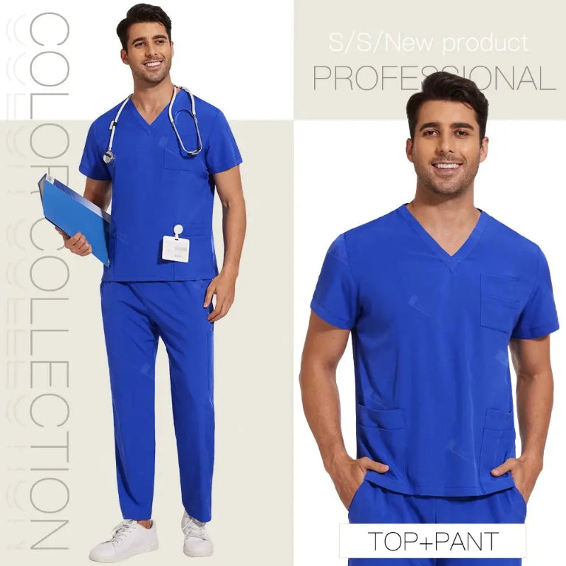 Professional Unisex Scrubs Set Built for Comfort and Functionality - Healthcare Vibes