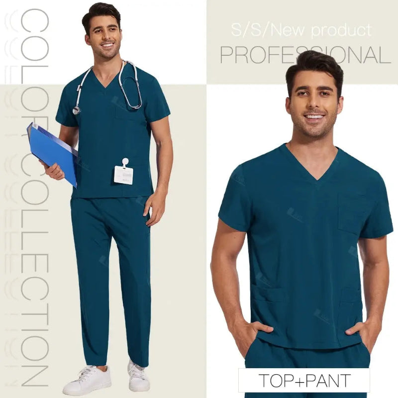 Professional Unisex Scrubs Set Built for Comfort and Functionality - Healthcare Vibes
