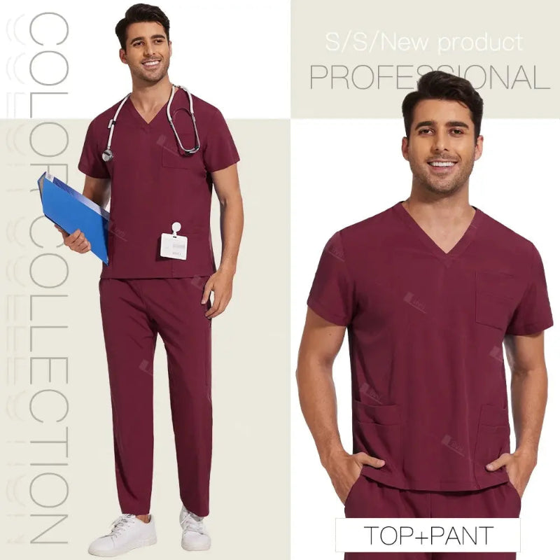 Professional Unisex Scrubs Set Built for Comfort and Functionality - Healthcare Vibes