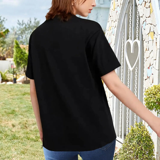 Women's Cute CNA Short Sleeve T-Shirt: Leopard Print Graphic Tee with Stethoscope & Rose, Perfect Gift for Nursing Assistants - Healthcare Vibes