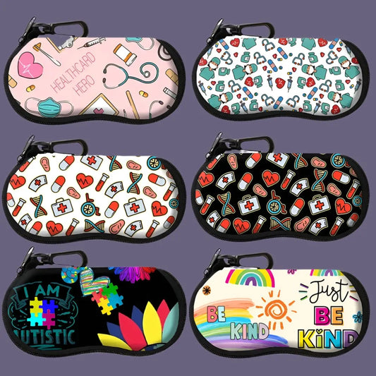 Healthcare Inspired Sunglasses Case, Eyeglasses Case - Healthcare Vibes