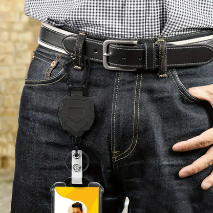 Heavy Duty Retractable Badge Reel, Carabiner Key Chain - Healthcare Vibes