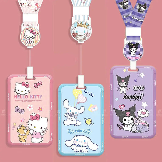 Hello Kitty ID Badge Reel, Card Holder, Neck Lanyard - Healthcare Vibes