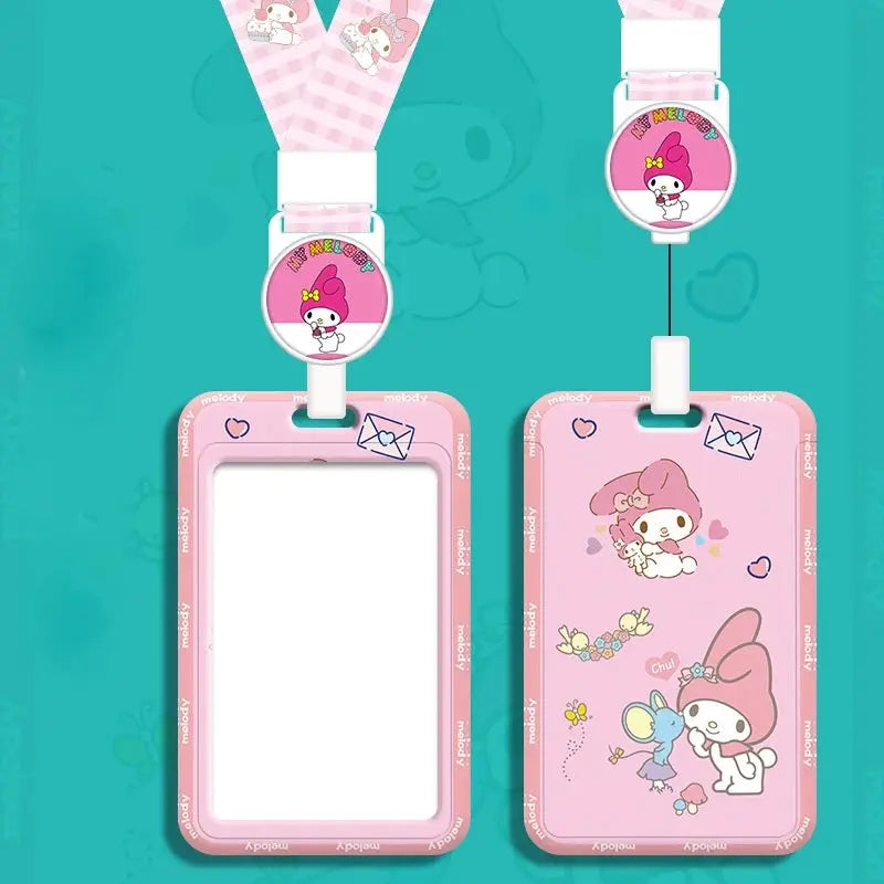 Hello Kitty ID Badge Reel, Card Holder, Neck Lanyard - Healthcare Vibes