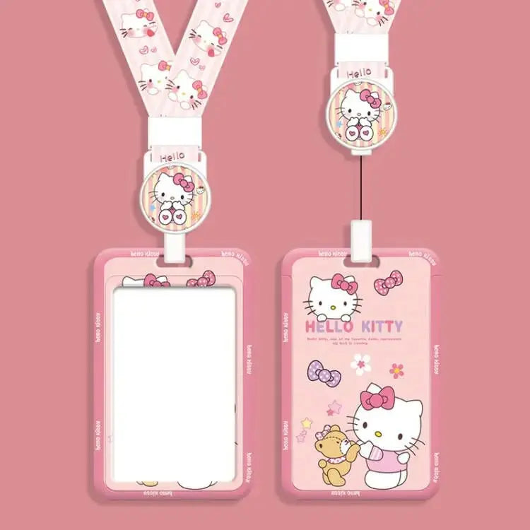 Hello Kitty ID Badge Reel, Card Holder, Neck Lanyard - Healthcare Vibes