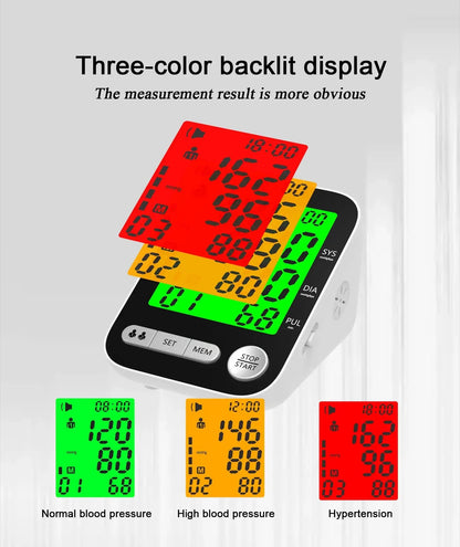 Blood Pressure Monitor, Digital Sphygmomanometer, Bp Monitor - Healthcare Vibes