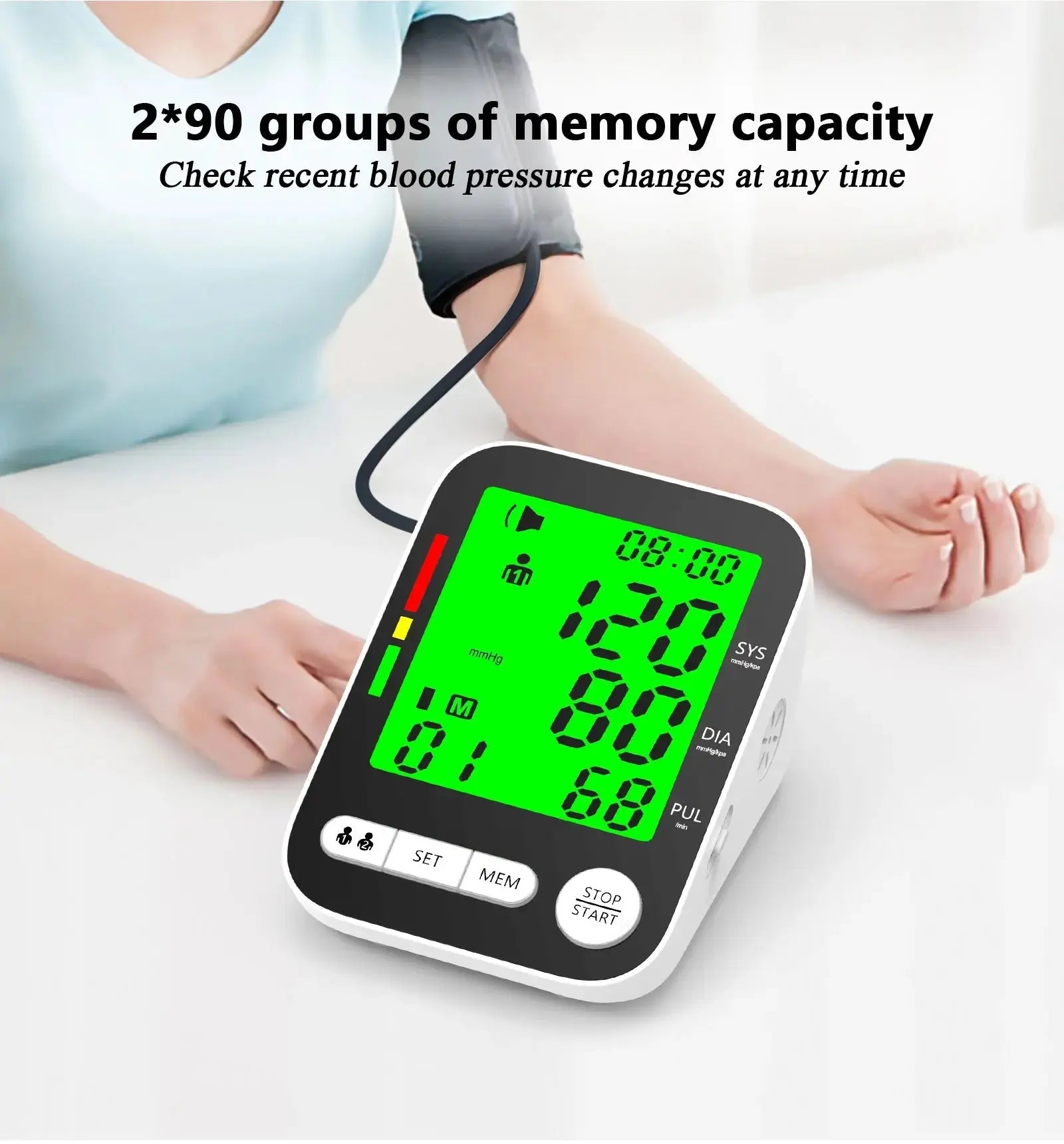 Blood Pressure Monitor, Digital Sphygmomanometer, Bp Monitor - Healthcare Vibes