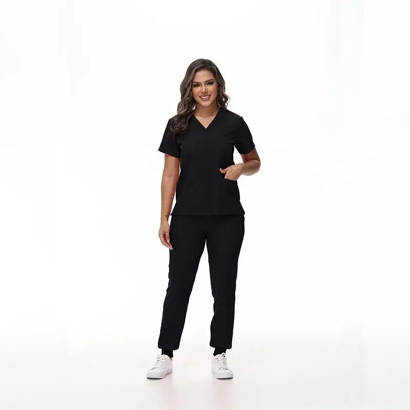 Medical Scrubs, Uniform, Doctor and Nurse Scrubs, Quick-Dry, 2 Piece Set Top and Jogger Style Bottom - Healthcare Vibes