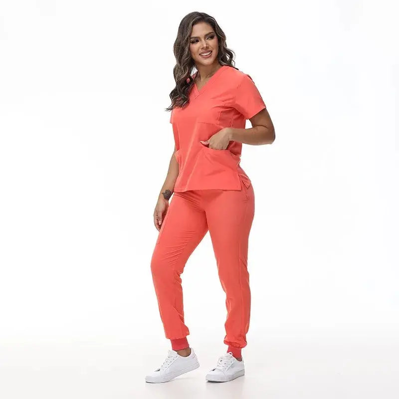 Medical Scrubs, Uniform, Doctor and Nurse Scrubs, Quick-Dry, 2 Piece Set Top and Jogger Style Bottom - Healthcare Vibes