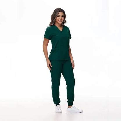 Medical Scrubs, Uniform, Doctor and Nurse Scrubs, Quick-Dry, 2 Piece Set Top and Jogger Style Bottom - Healthcare Vibes