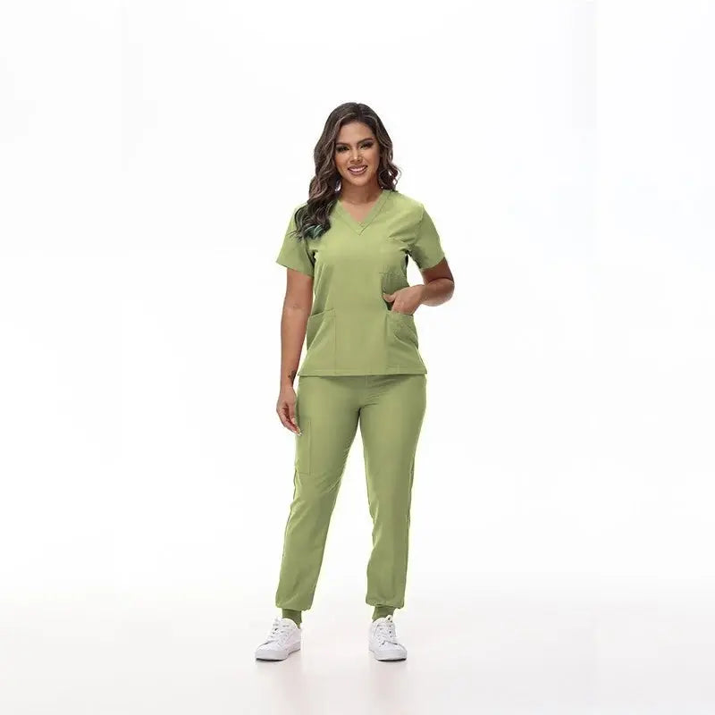Medical Scrubs, Uniform, Doctor and Nurse Scrubs, Quick-Dry, 2 Piece Set Top and Jogger Style Bottom - Healthcare Vibes
