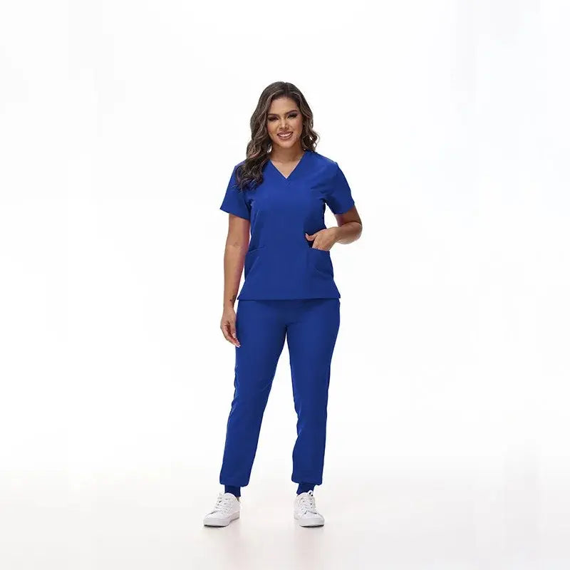 Medical Scrubs, Uniform, Doctor and Nurse Scrubs, Quick-Dry, 2 Piece Set Top and Jogger Style Bottom - Healthcare Vibes