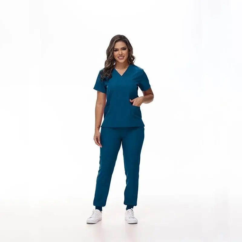 Medical Scrubs, Uniform, Doctor and Nurse Scrubs, Quick-Dry, 2 Piece Set Top and Jogger Style Bottom - Healthcare Vibes