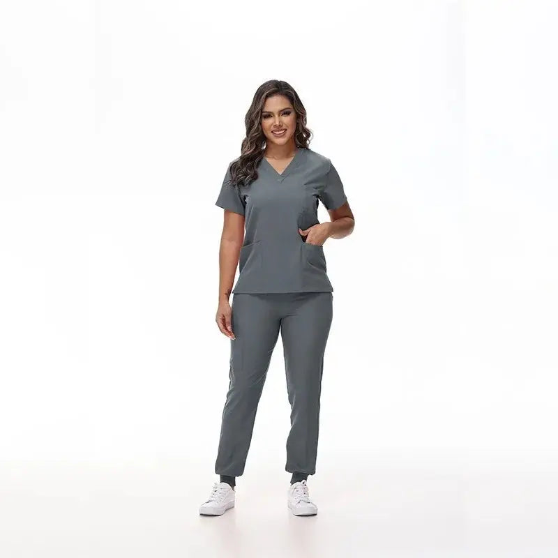 Medical Scrubs, Uniform, Doctor and Nurse Scrubs, Quick-Dry, 2 Piece Set Top and Jogger Style Bottom - Healthcare Vibes