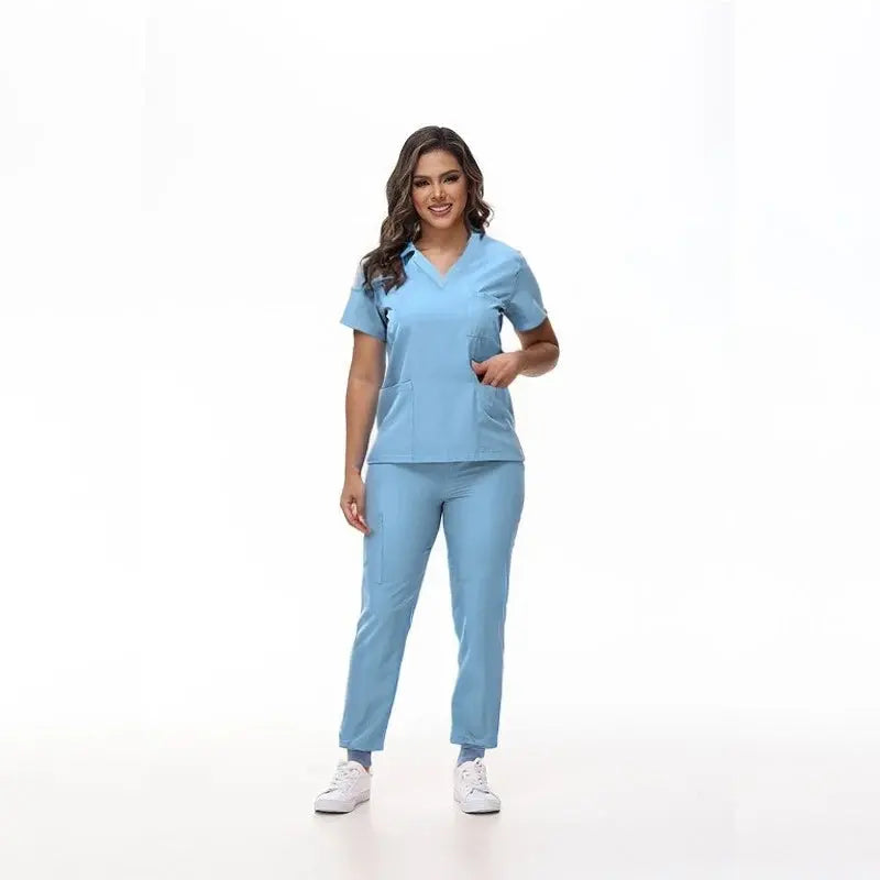 Medical Scrubs, Uniform, Doctor and Nurse Scrubs, Quick-Dry, 2 Piece Set Top and Jogger Style Bottom - Healthcare Vibes