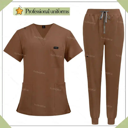 Unisex Multicolor Hospital Medical Scrub Uniform Sets - Healthcare Vibes