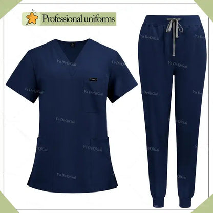 Unisex Multicolor Hospital Medical Scrub Uniform Sets - Healthcare Vibes