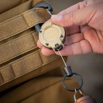 Heavy Duty Retractable Pull Badges, ID Reel Carabiner, Key Chain Key Holder - Healthcare Vibes