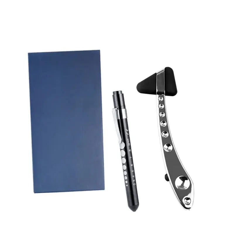 Neurological Diagnostic Percussor, Reflex Percussion Hammer Set with LED Penlight - Healthcare Vibes