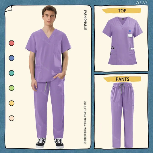 Unisex Healthcare Workwear, Medical and Surgical Uniforms, Scrub Sets - Healthcare Vibes