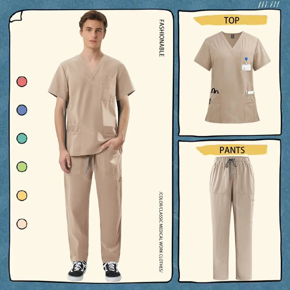 Unisex Healthcare Workwear, Medical and Surgical Uniforms, Scrub Sets - Healthcare Vibes