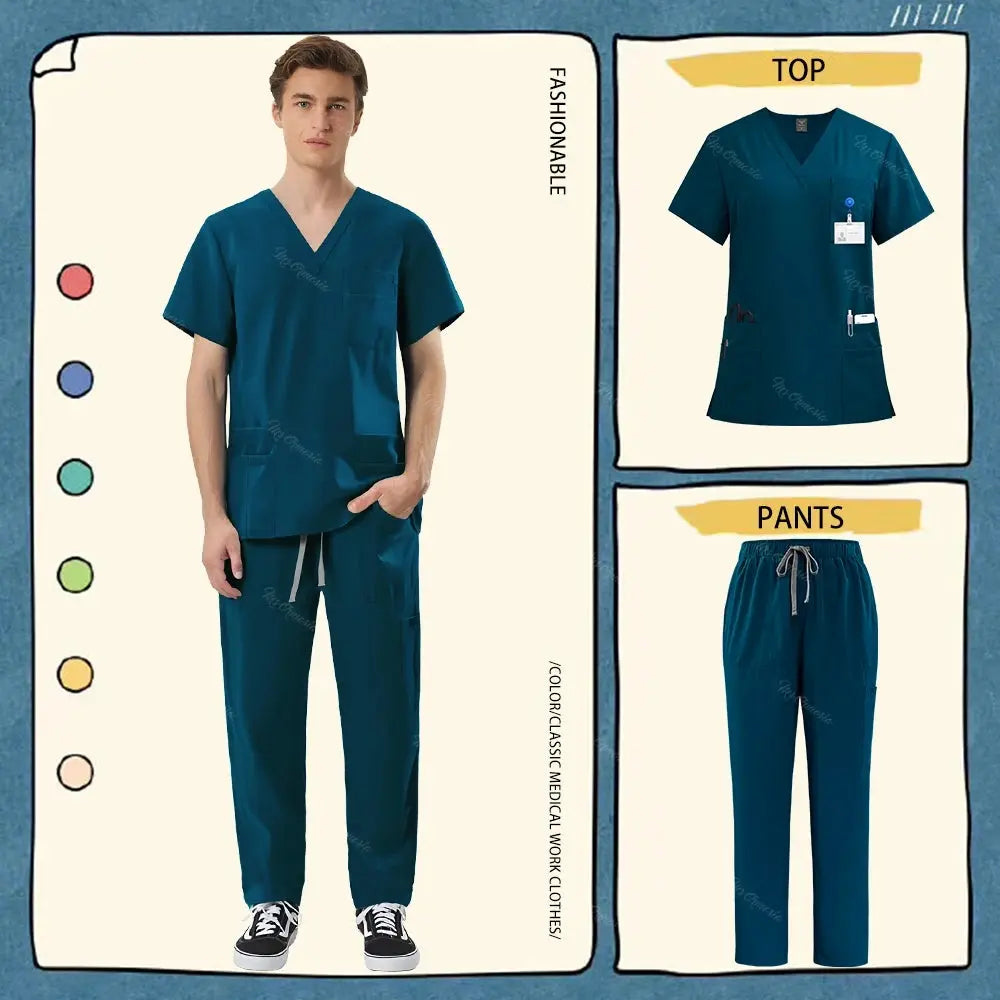 Unisex Healthcare Workwear, Medical and Surgical Uniforms, Scrub Sets - Healthcare Vibes