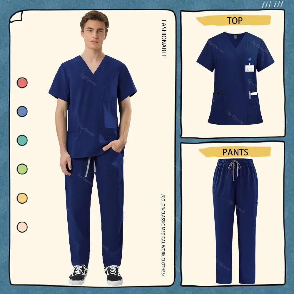 Unisex Healthcare Workwear, Medical and Surgical Uniforms, Scrub Sets - Healthcare Vibes