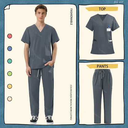 Unisex Healthcare Workwear, Medical and Surgical Uniforms, Scrub Sets - Healthcare Vibes