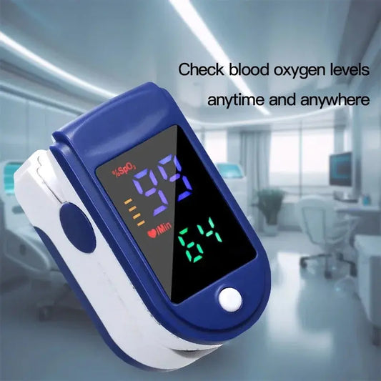 Pulse Oximeter Finger Clip Pulse Monitor Home Monitoring Pulse Oximeter - Healthcare Vibes