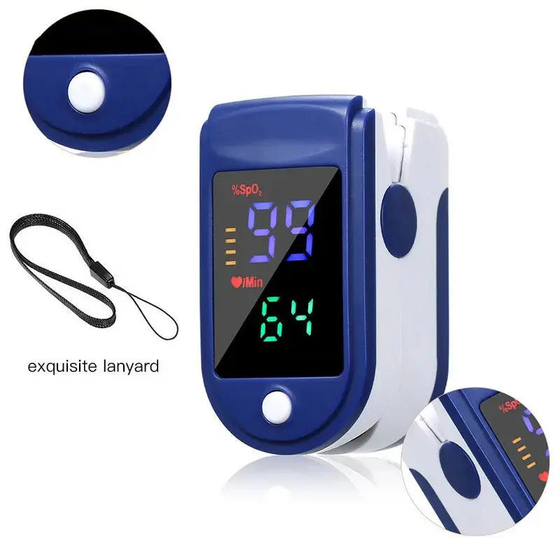 Pulse Oximeter Finger Clip Pulse Monitor Home Monitoring Pulse Oximeter - Healthcare Vibes