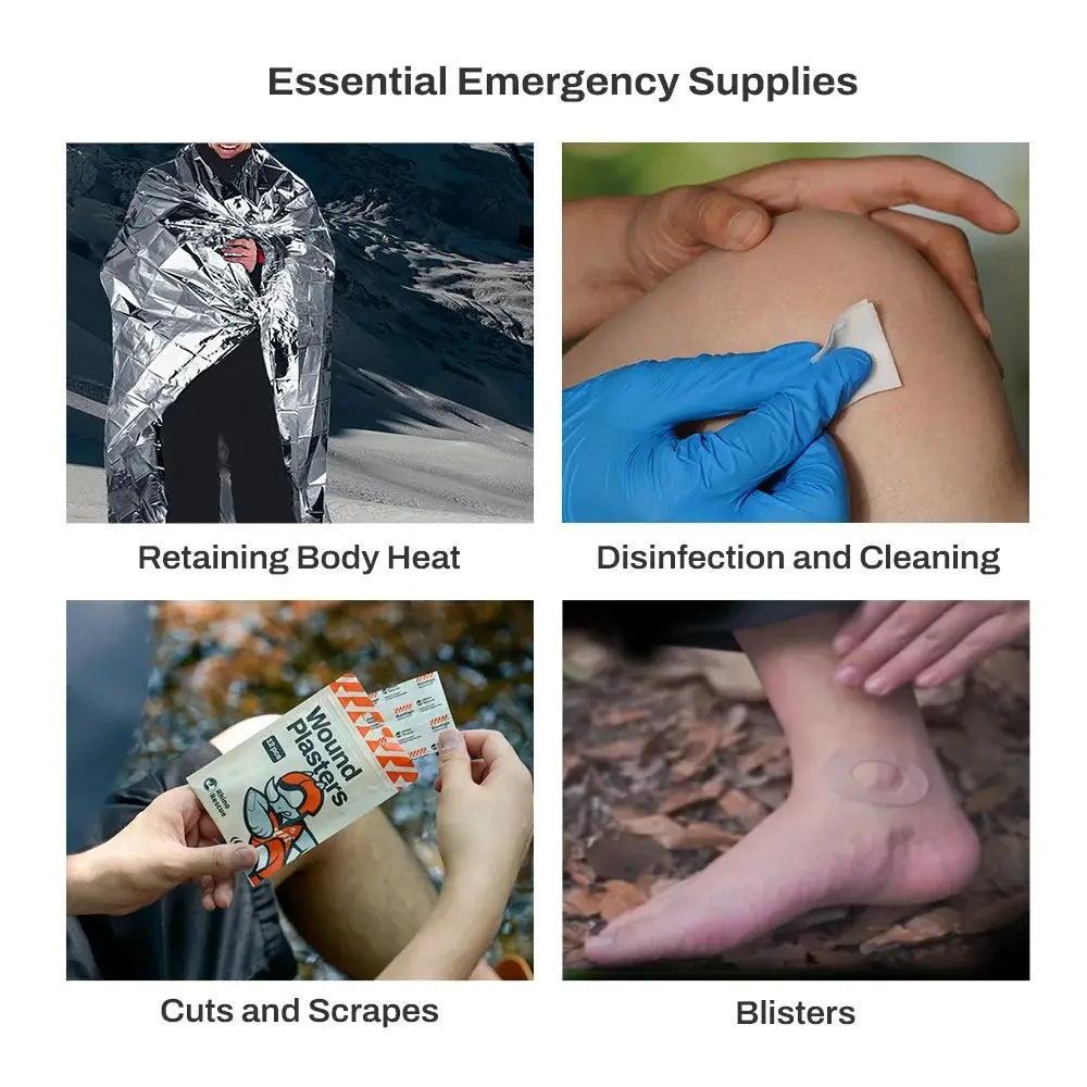 RHINO RESCUE Outdoor Portable Lightweight First Aid Kit - Healthcare Vibes