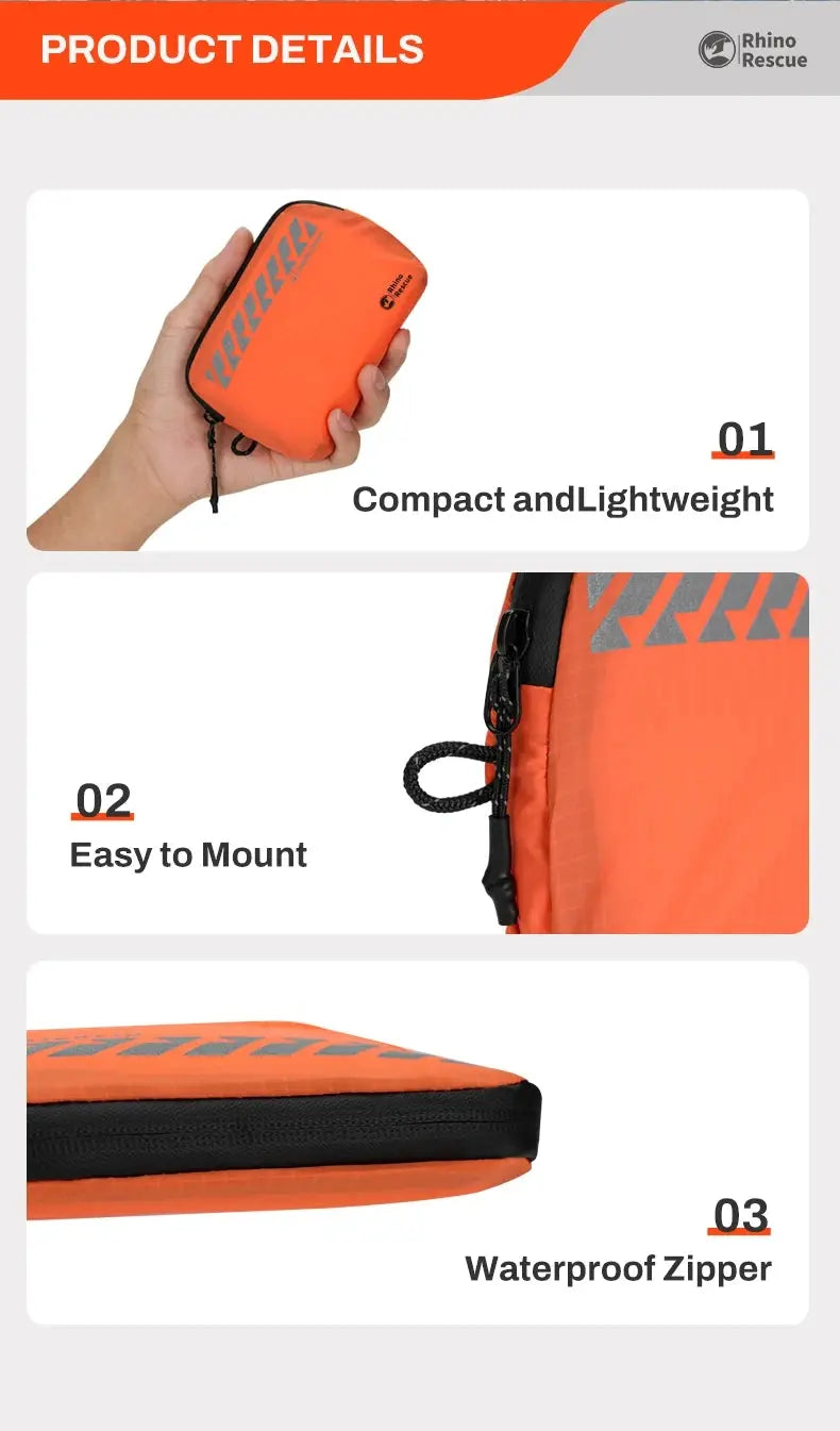 RHINO RESCUE Outdoor Portable Lightweight First Aid Kit - Healthcare Vibes