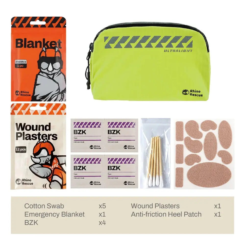 RHINO RESCUE Outdoor Portable Lightweight First Aid Kit - Healthcare Vibes
