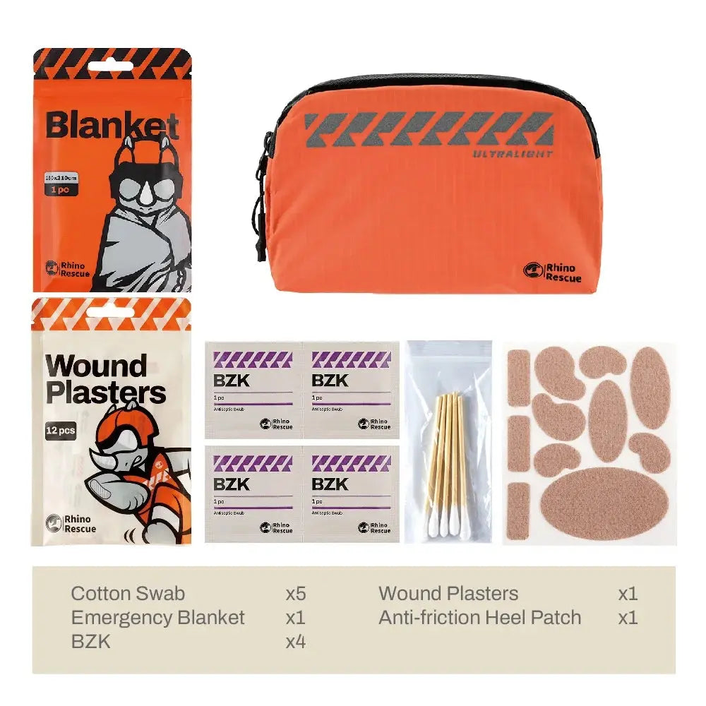RHINO RESCUE Outdoor Portable Lightweight First Aid Kit - Healthcare Vibes