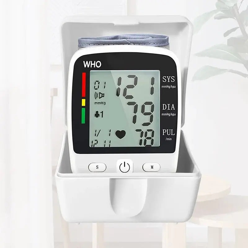 Rechargeable Digital Blood Pressure Monitor, Wrist Electronic BP Cuff - Healthcare Vibes