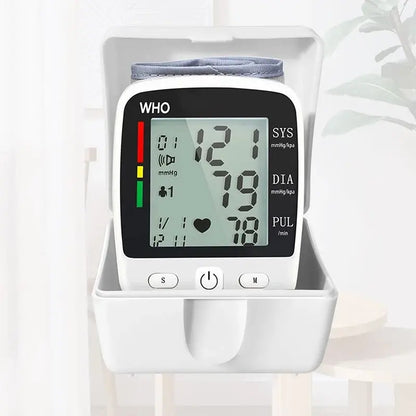 Rechargeable Digital Blood Pressure Monitor, Wrist Electronic BP Cuff - Healthcare Vibes