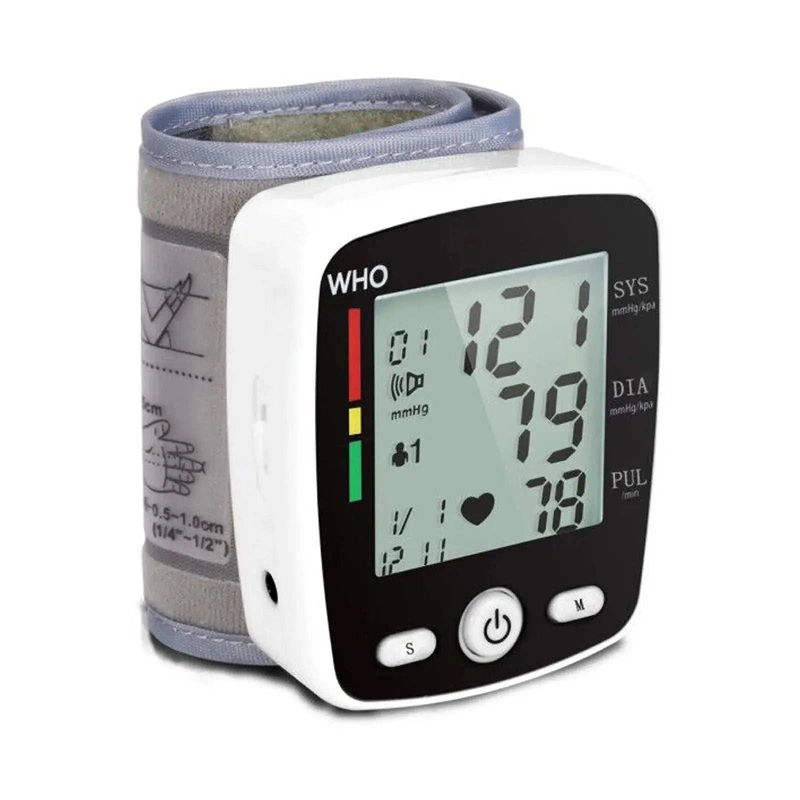 Rechargeable Digital Blood Pressure Monitor, Wrist Electronic BP Cuff - Healthcare Vibes