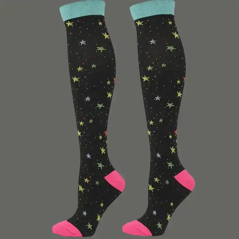 10 Pairs of Unisex Compression Socks: Because Running Crazy on a 12-Hour Shift Is Easier When Your Legs Aren’t Screaming—And Yes, Drink Water and Use the Potty, Bladder Slings Are Real!