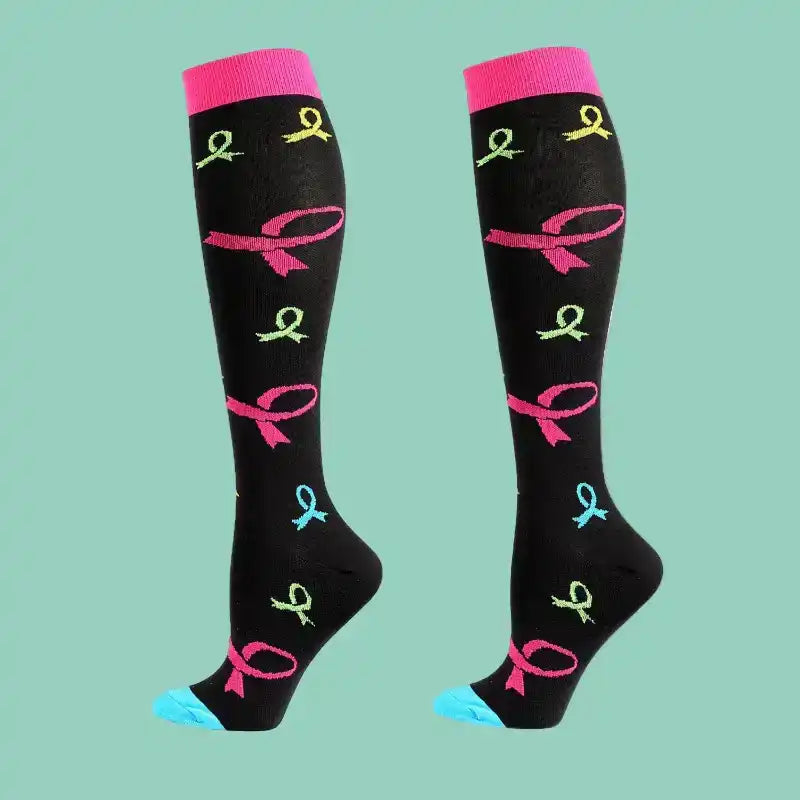 10 Pairs of Unisex Compression Socks: Because Running Crazy on a 12-Hour Shift Is Easier When Your Legs Aren’t Screaming—And Yes, Drink Water and Use the Potty, Bladder Slings Are Real!