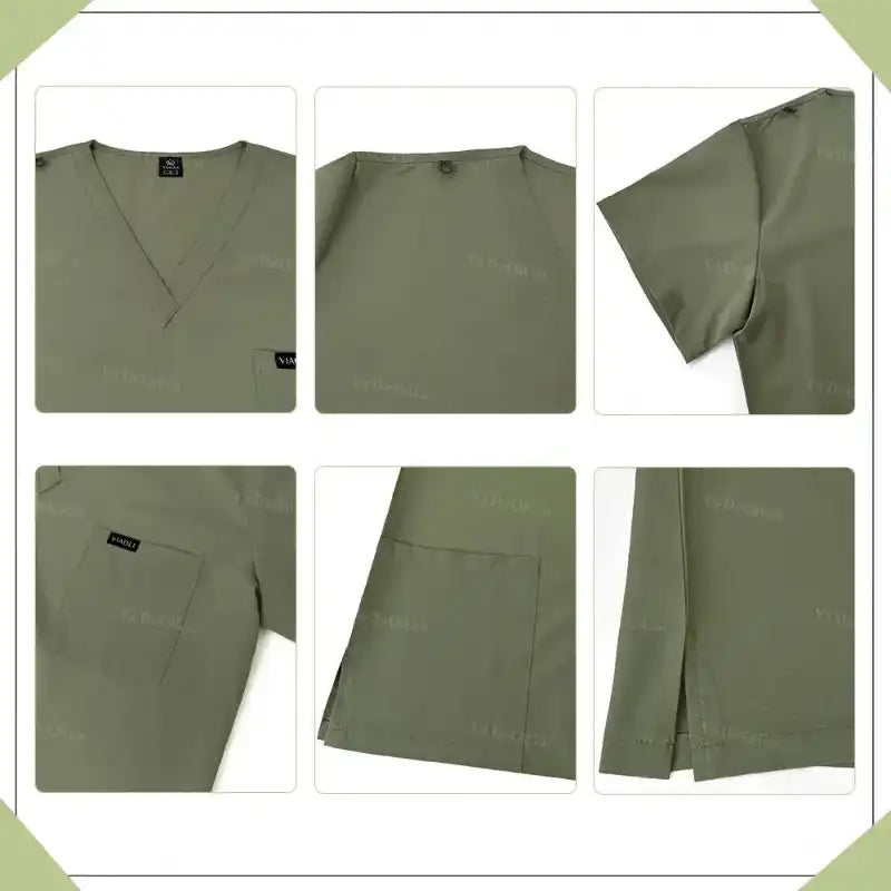 Unisex Multicolor Hospital Medical Scrub Uniform Sets - Healthcare Vibes