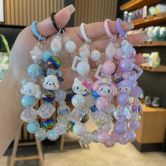 Cinnamoroll my Melody Kuromi Anime Keychain Car Ornaments Pendant Holiday Gifts Toys For Girls Children Cartoon Cosas de 1 €
