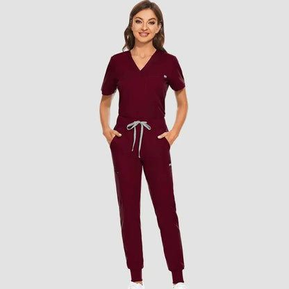 Chic 3-Piece Jogger Scrub Set That Keeps You Comfy and Moving Like a Pro