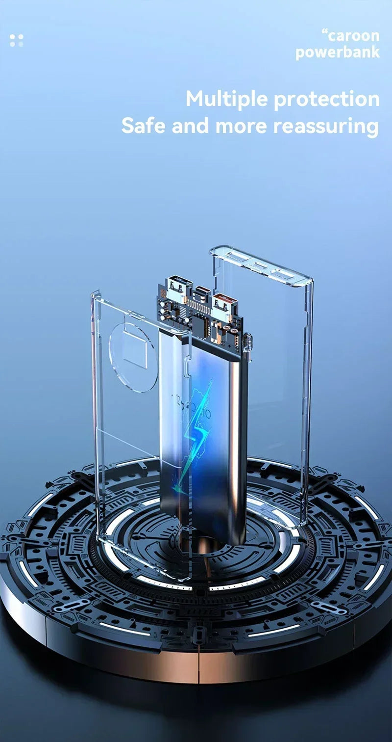 High Capacity Power Bank, Fast Charging, 120W 500000mAh Portable Battery Charger For iPhone Samsung Huawei 2025
