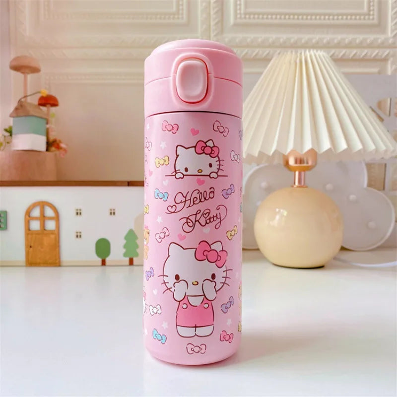 Sanrio Hello Kitty and Friends Cartoon Insulated Stainless Steel Bouncing Cup 12 420ml