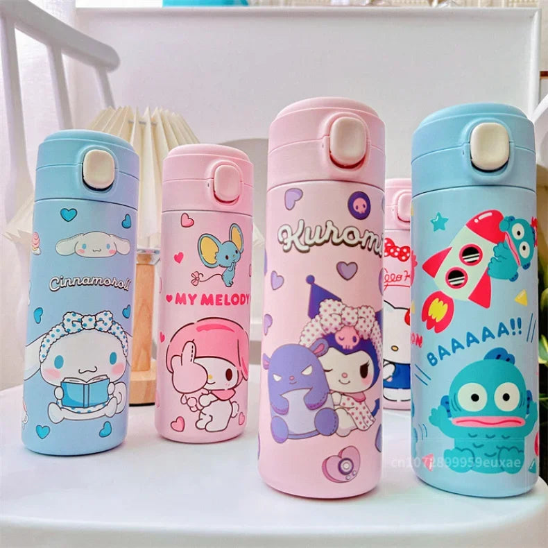 Sanrio Hello Kitty and Friends Cartoon Insulated Stainless Steel Bouncing Cup