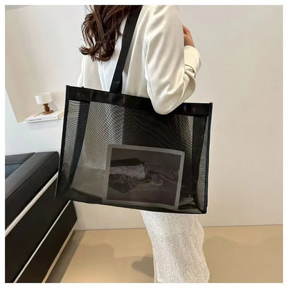 Tote Bags Women Wallets Travel Storage Bags Large Capacity Handbag Transparent Organizer Grid Package Nurse Printing Series - Healthcare Vibes