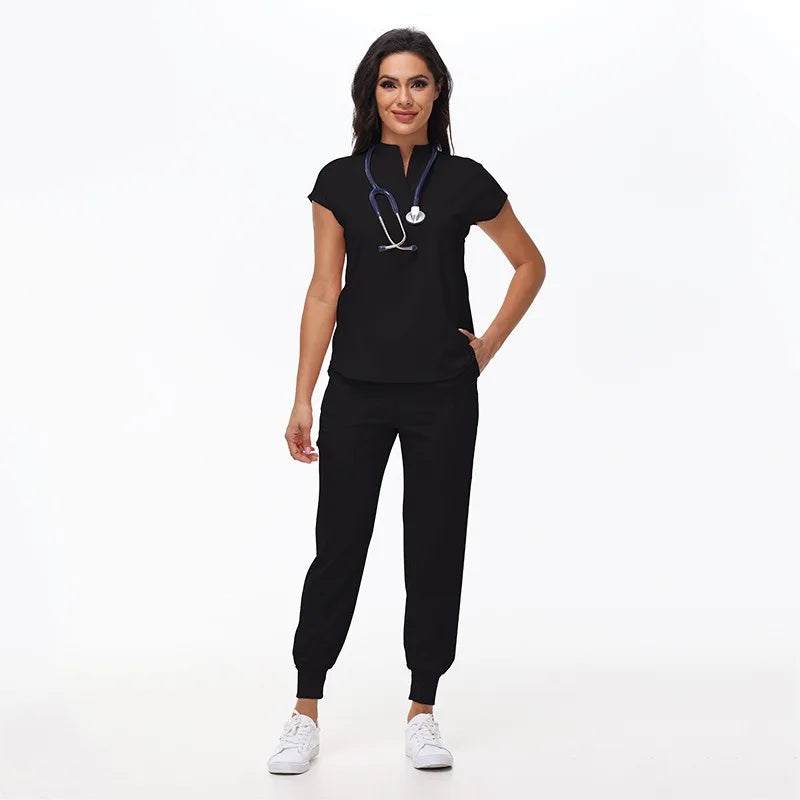 Hospital Scrubs Work Uniforms Short-sleeved Health Services Suits - Healthcare Vibes